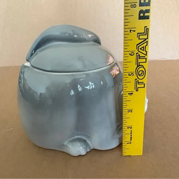 Vintage 1980 Hand painted Otagiri Cat Cookie Jar Made in Japan Kitty Cookie Jar - Picture 11 of 15